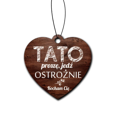 Zawieszka do auta - Tato, proszę.png