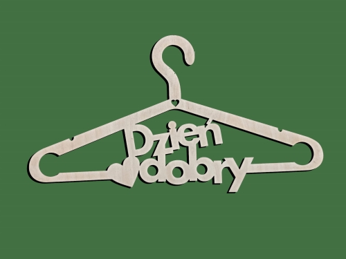 Wieszak drewniany - Dzień dobry.jpg