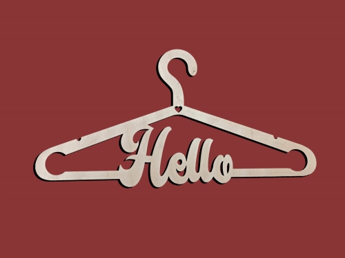 Wieszak drewniany - Hello.jpg