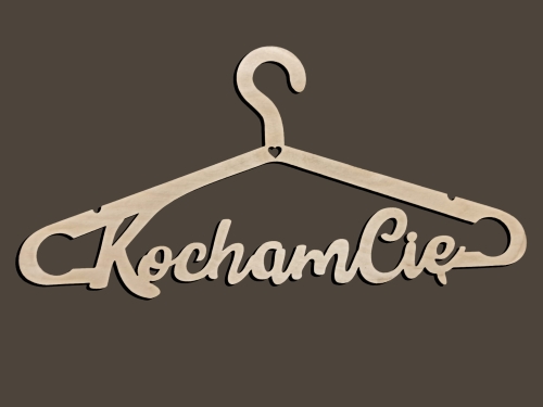 Wieszak drewniany - Kocham cię.jpg