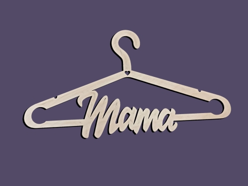 Wieszak drewniany - Mama.jpg