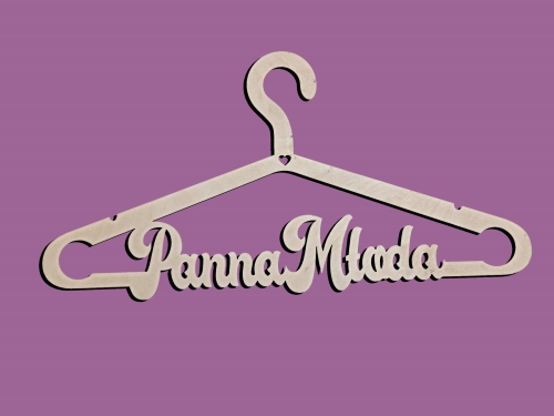 Wieszak drewniany - Panna Młoda.jpg