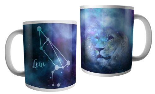 Kubek ze znakiem zodiaku - Lew