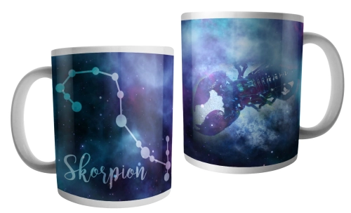 Kubek ze znakiem zodiaku - Skorpion