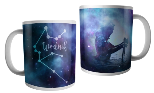 Kubek ze znakiem zodiaku - Wodnik