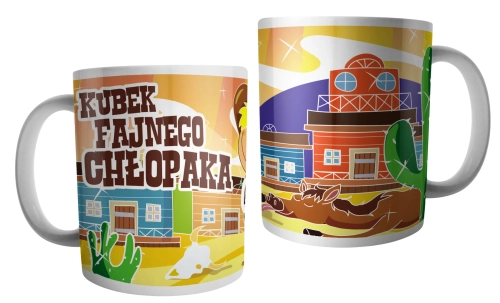 kubek fajnego chłopaka - WESTERN