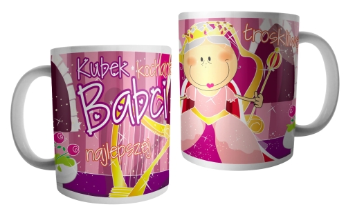 kubek kochanej babci - RYCERZE I KSIĘŻNICZKI.jpg