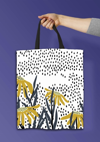 Torba shopper - Kwiatki żółte.jpg