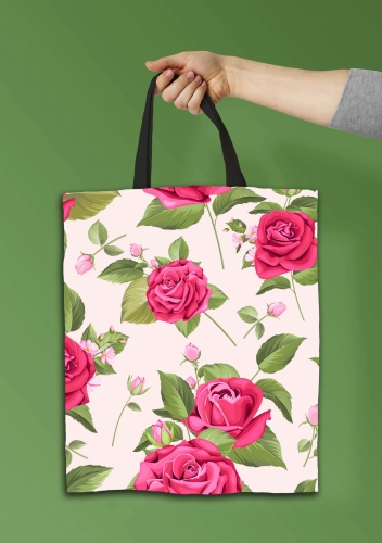Torba shopper - Różowe kwiaty.jpg