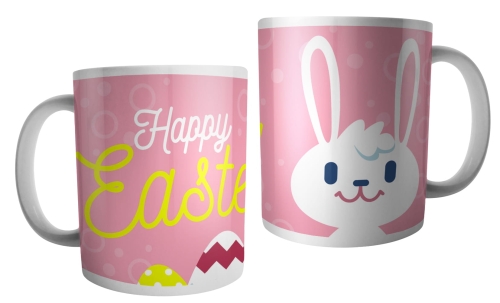 Kubek - Happy easter - róźowy.jpg