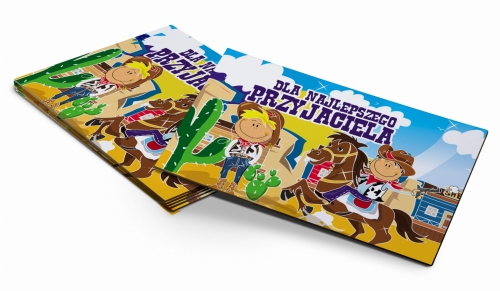 magnes - tematyka western - Dla przyjaciela.jpg