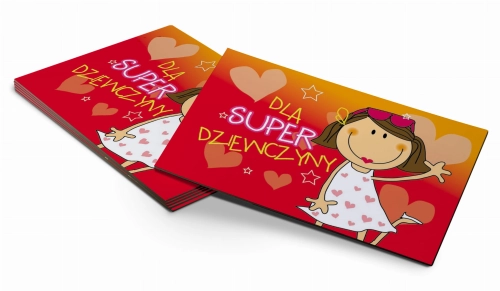 dla super dziewczyny - magnes