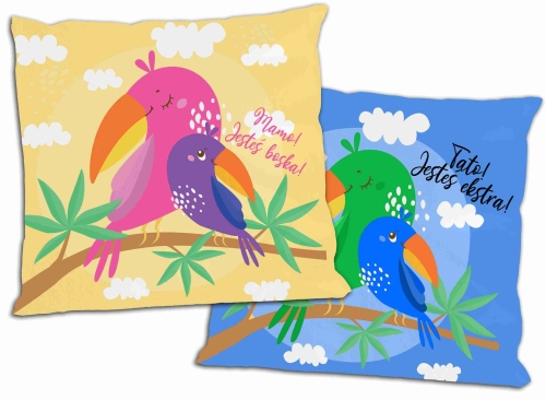 Mamo, jesteś boska i Tato, jesteś ekstra - zestaw poduszek dla rodziców.jpg