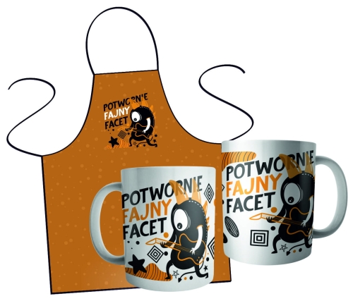 Potwornie fajny facet - zestaw fartuszek i kubek.jpg