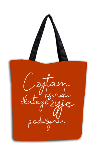 Czytam książki, dlatego żyję podwójnie - torba shopper.png