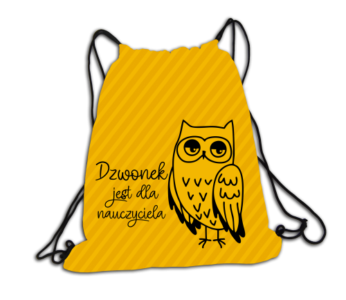 Dzwonek jest dla nauczyciela - plecak - worek.png