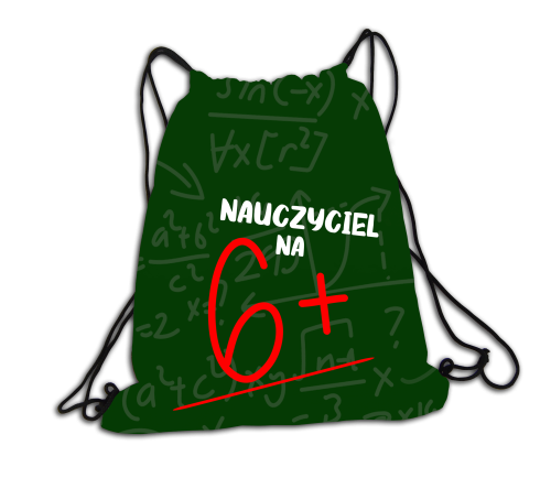 Nauczyciel na 6+ - plecak - worek.png
