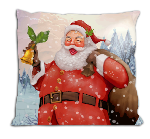 Mikołaj z dzwonkiem - poduszka.png