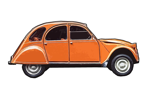 CITROEN 2CV  - MAGNES MOTORYZACYJNY