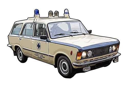 FIAT 125P SANITARKA