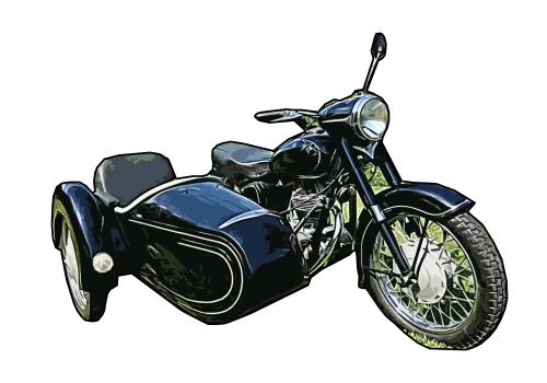 JUNAK Z KOSZEM  - MAGNES MOTORYZACYJNY