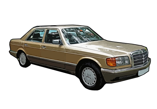 MERCEDES W 126  - MAGNES MOTORYZACYJNY