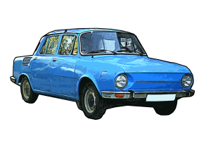 SKODA 100  - MAGNES MOTORYZACYJNY