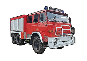 STAR 266 POŻARNICZY   - MAGNES MOTORYZACYJNY  