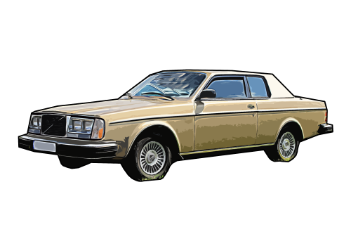 VOLVO 262c BERTONE  - MAGNES MOTORYZACYJNY