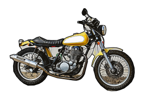 YAMAHA SR500  - MAGNES MOTORYZACYJNY  