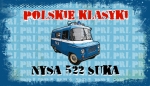 NYSA 522 SUKA - TABLICZKA MOTORYZACYJNA
