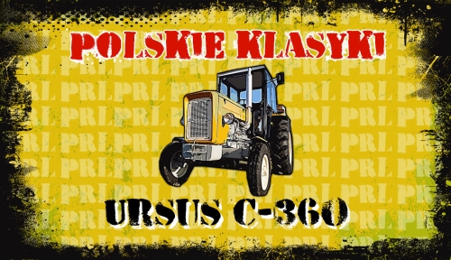 URSUS C-360 - TABLICZKA MOTORYZACYJNA