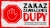ZAKAZ ZAWRACANIA DUPY - TABLICZKA LUZAKA