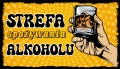 STREFA SPOŻYWANIA ALKOHOLU  - TABLICZKA LUZAKA