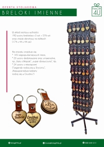 STOJAK BRELOK IMIENNY