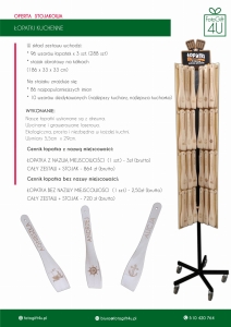 STOJAK ŁYŻKI KUCHENNE