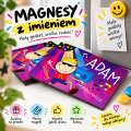 imienny magnes dla chłopca, personalizowany magnes, upominek