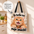 Torba na smaczki z uroczym kotem