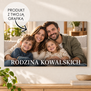Personalizowana tabliczka wisząca z własnym nadrukiem / zdjęciem (21x21 cm)