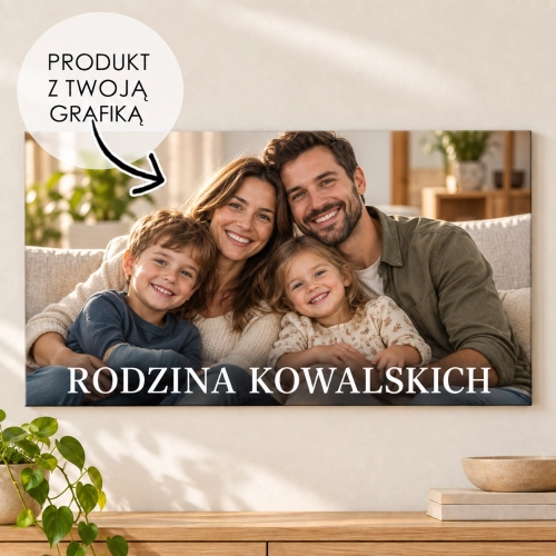 Personalizowana tabliczka wisząca z własnym nadrukiem / zdjęciem (21x21 cm)
