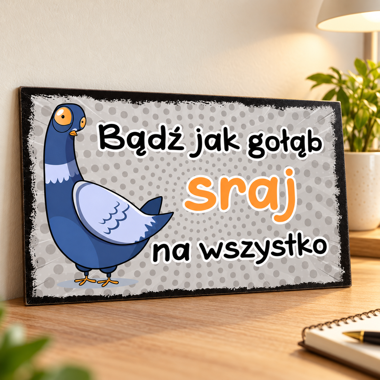 Dekoracyjna tabliczka z gołębiem.png